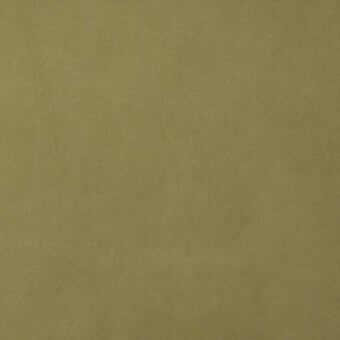 Olive-green velour texture with a matte finish, displaying a subtle mottled pattern and plush, velvety surface with tonal variations.